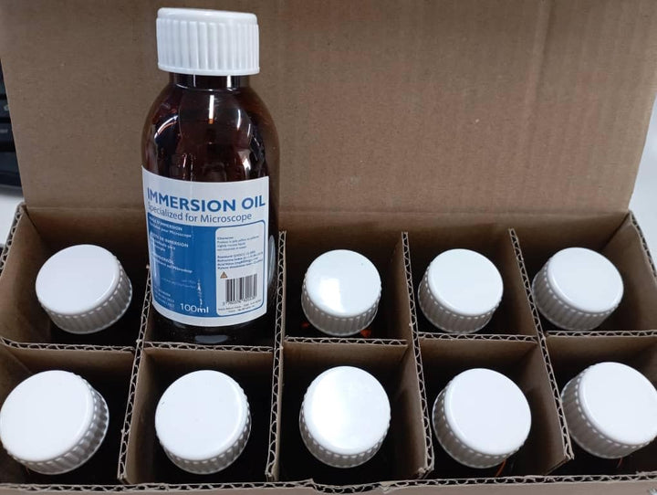 RMY - Eintauchöl für Mikroskope, 100 ml – Kompatibel mit Allen Marken und Mikroskop-Arten – Hochwert