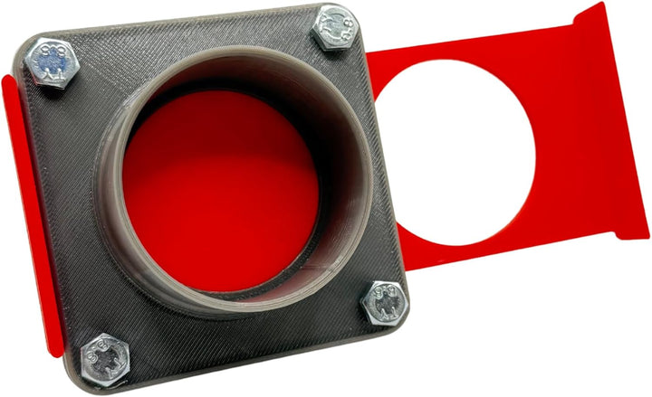 3er Set Blastgate DN 50 mm mit Muffe | Luft-Absperrschieber | Werkstattabsaugung | Späneabsaugung |