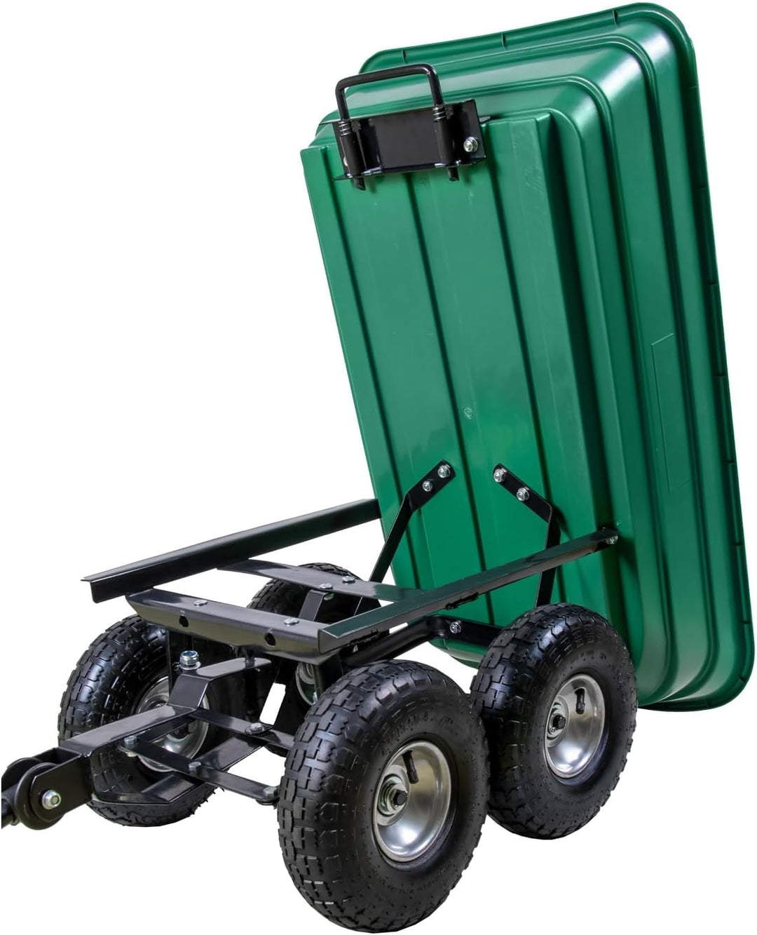 Gartenwagen mit Kippfunktion 75 Liter Kunststoffwanne Handwagen Kippwagen belastbar bis 300 kg Lenka