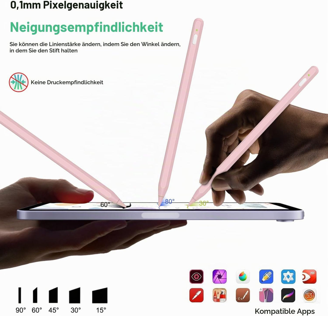 iPencil 2. Generation für iPad (2018-2024), Magnetische drahtlose Aufladung Stift für iPad, BONZATA