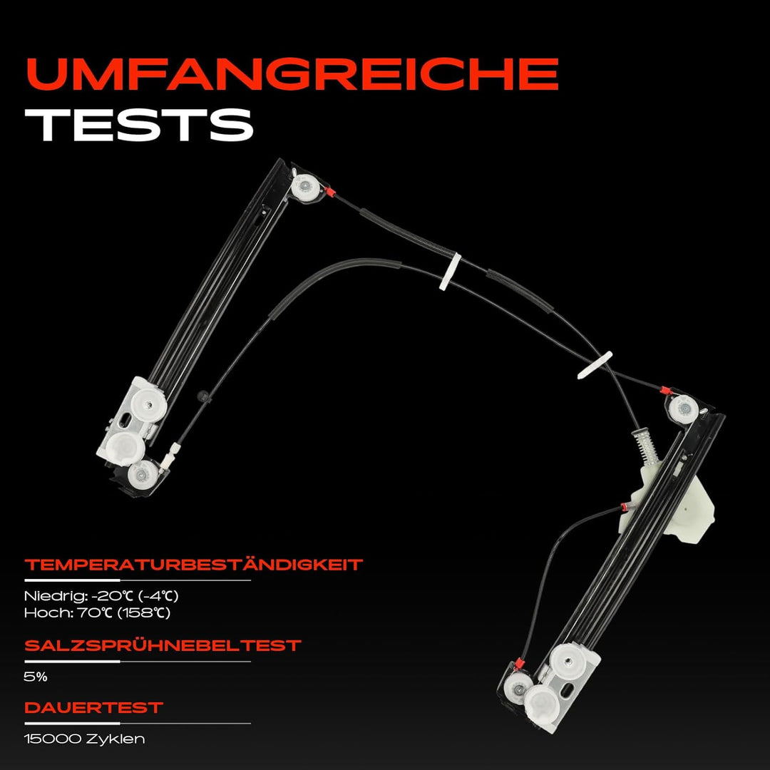 Frankberg Fensterheber Vorne Rechts Kompatibel mit M-i-n-i R50 R52 R53 Coo-per One Works Schrägheck