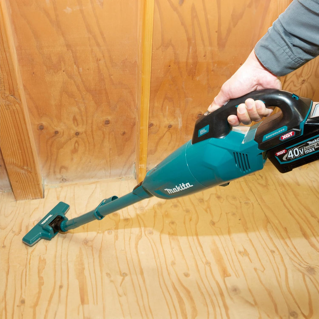 Makita CL001GZ02 Akku-Staubsauger 40V max. (ohne Akku, ohne Ladegerät), Petrol/Schwarz