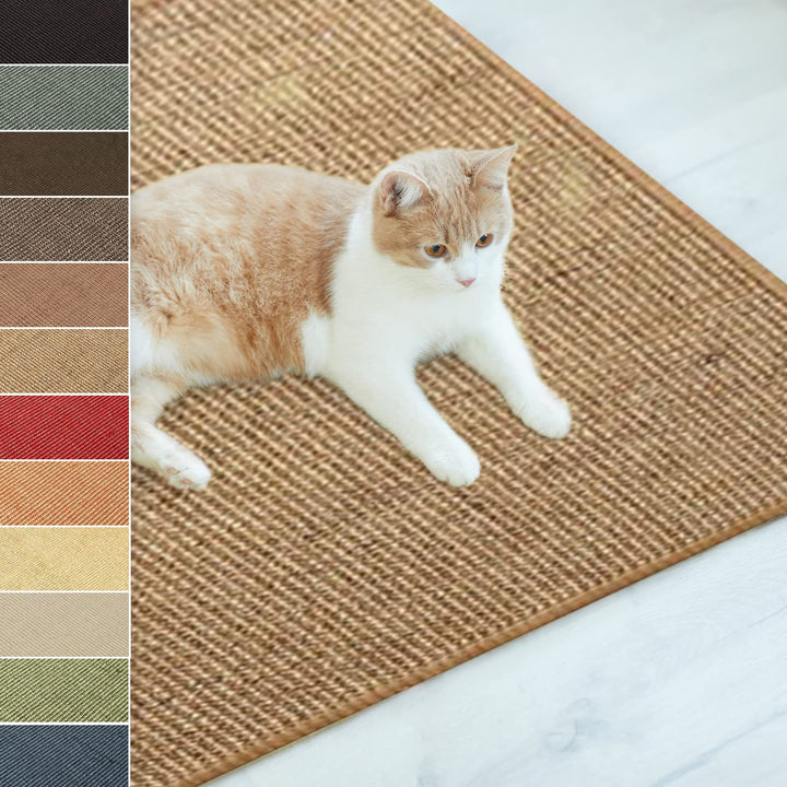 Floordirekt Sisal Fussmatte Teppich Vorleger Kratzteppich Katzenmöbel Kratzmatte Sisalmatte, widerst