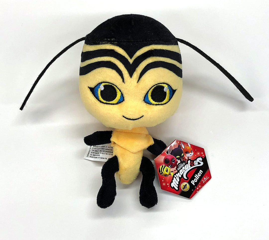 BANDAI - Miraculous Ladybug - Weiches Stofftier 15cm - Pollen - P50694, Pollen