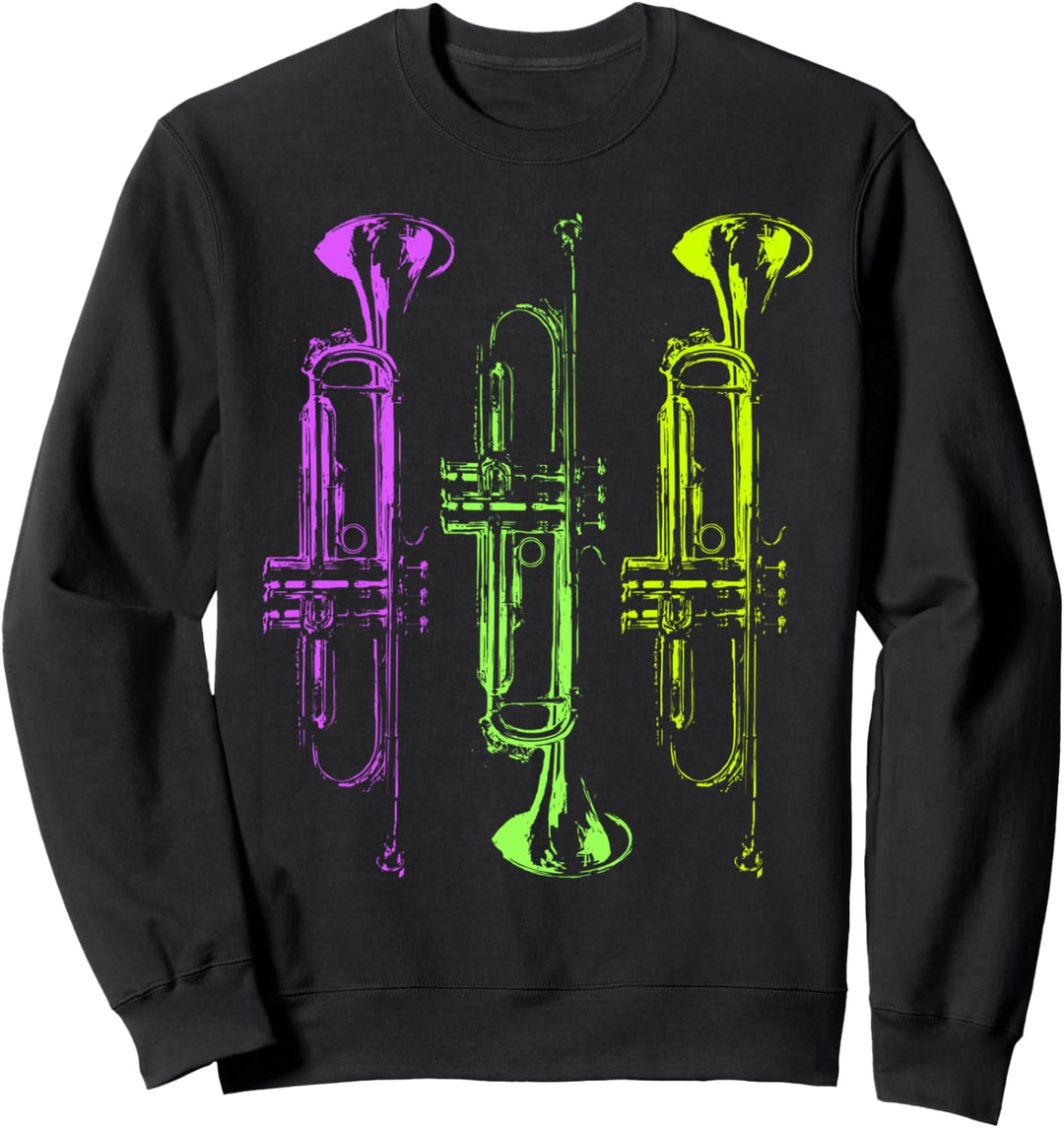 Blechblasinstrument Trompetenspieler Trompete Trompeter Sweatshirt