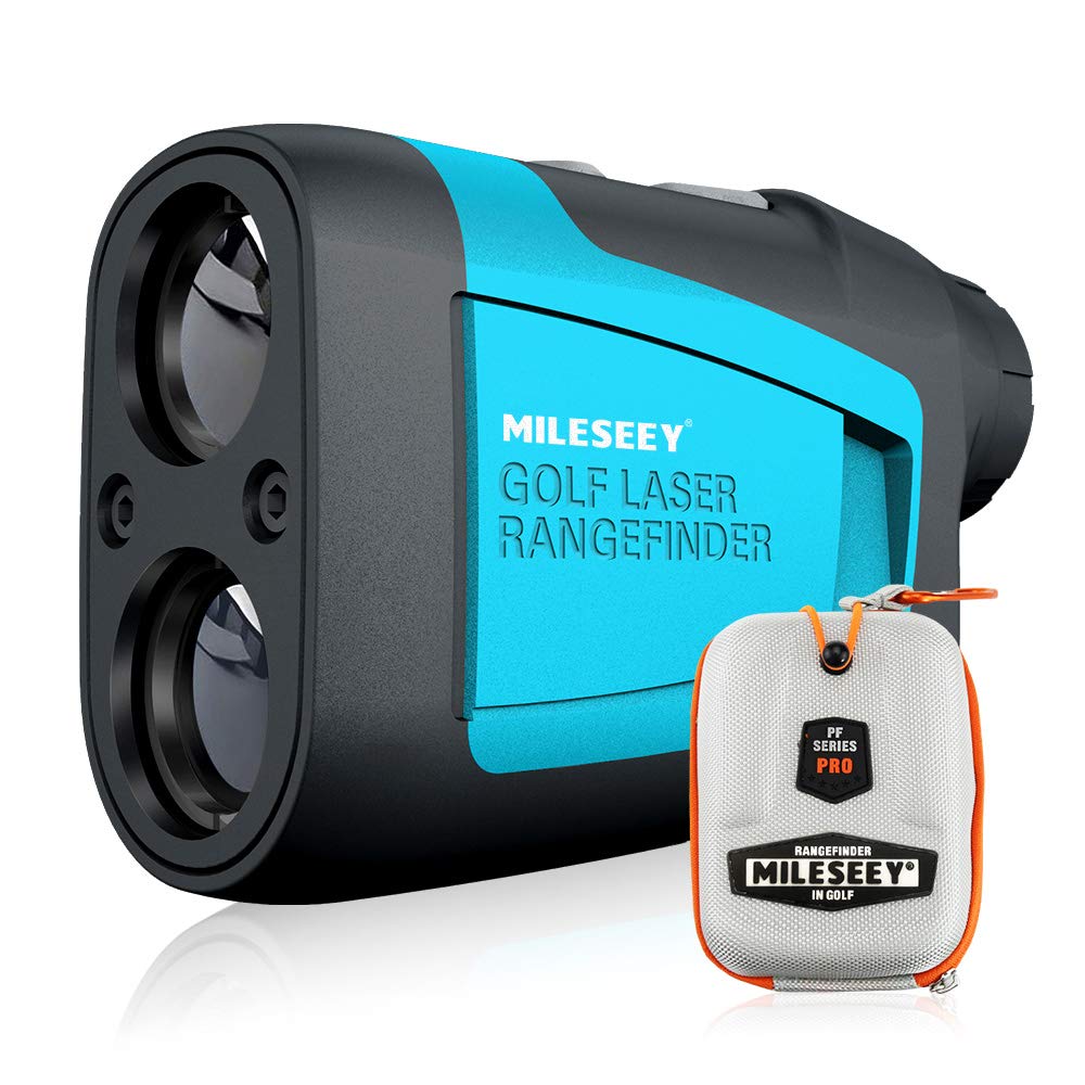 MiLESEEY Laser Golf Entfernungsmesser 600M mit Slope, ± 0,5m Genauigkeit, Flaggensperre, Scan Modus,