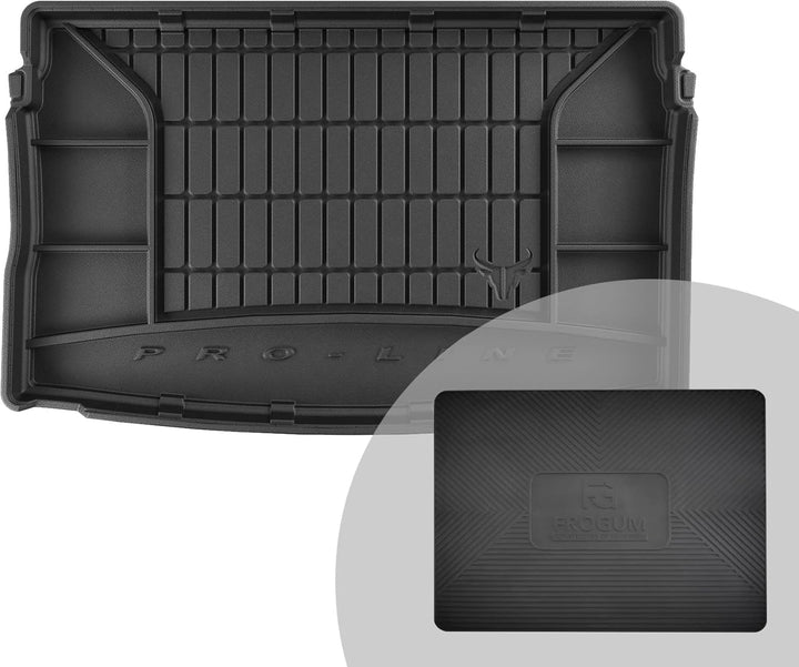 FROGUM ProLine 3D Gummimatte Exklusive Auto Kofferraummatte Kofferraumwanne für SEAT Ibiza V ab 2017
