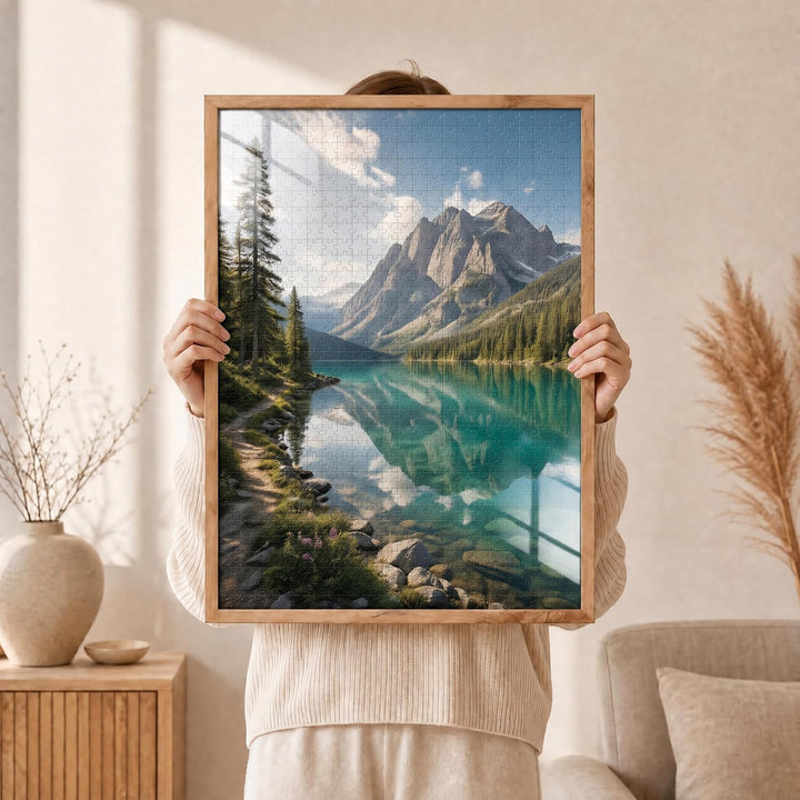 POSTER ART Bilderrahmen Set 2 Stück 50x70 cm Wotan Eiche San Diego | Zum Aufhängen aus MDF und Acryl