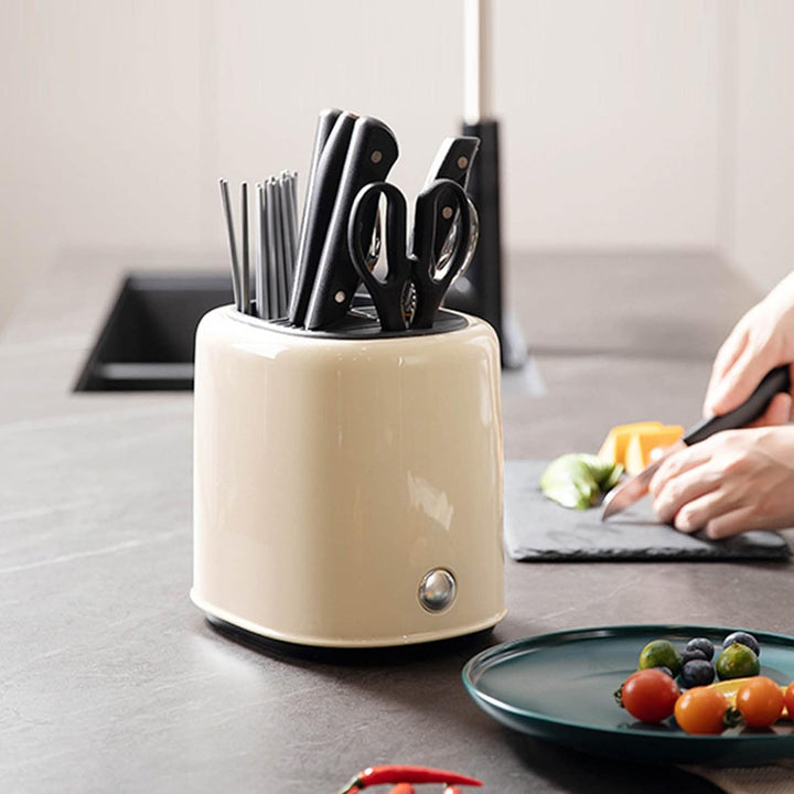 Messerblock Utensilienhalter, 2 in 1 Arbeitsplatten Utensilien Organizer Moderner Messer Utensilienh