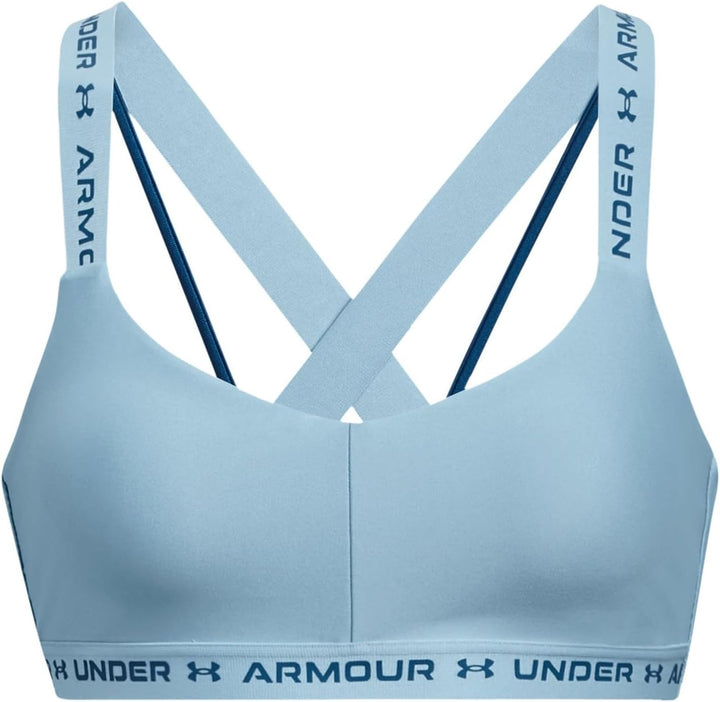 Under Armour Damen Ua Crossback Low Sports BH T-Shirt L Bunt