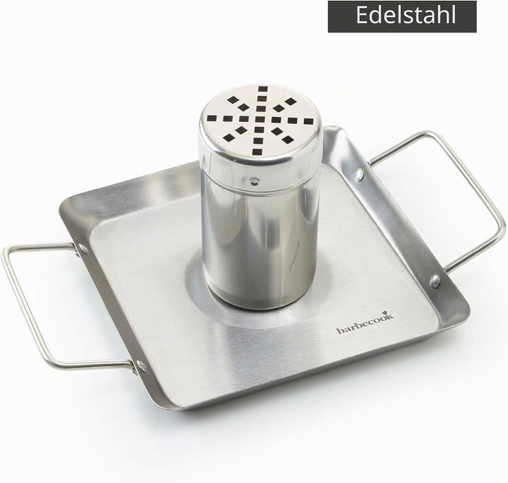 Barbecook Hähnchenhalter, Hähnchenbräter fur Grill und Backofen, Hähnchen ständer mit Abtropf-Schale