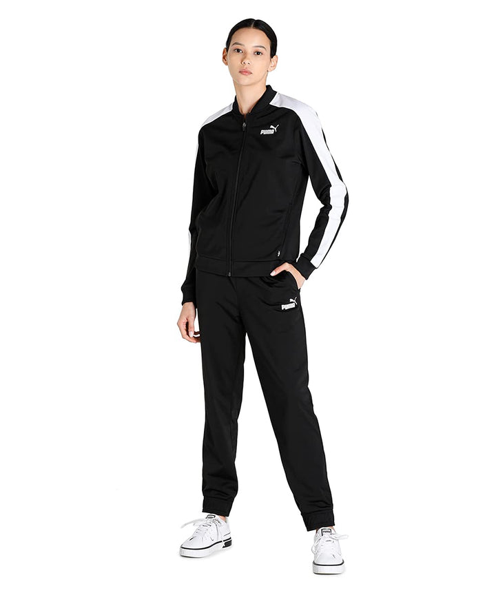 PUMA Damen Baseball Tricot Suit Cl Trainingsanzug, L Puma Black