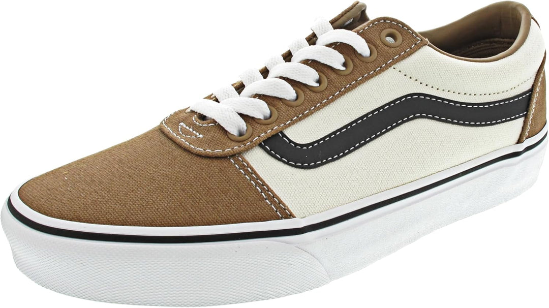 Vans Herren WardSneaker 40 EU Retro Canvas Light Brown, 40 EU Retro Canvas Light Brown
