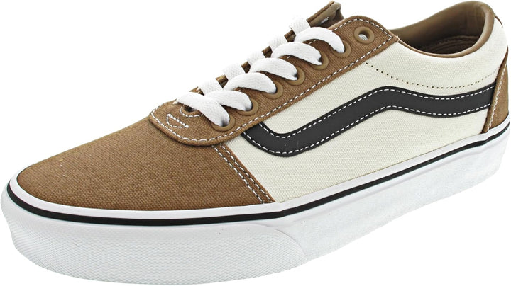 Vans Herren WardSneaker 40 EU Retro Canvas Light Brown, 40 EU Retro Canvas Light Brown