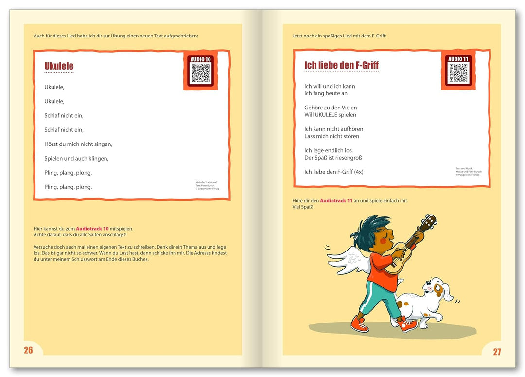 Peter Bursch's Kinder-Ukulelenbuch: Spielerischer Einstieg in das Ukulelenspiel ohne Noten - Mit vie