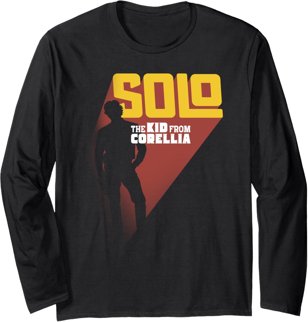 Star Wars Han Solo Movie Kid Silhouette Langarmshirt