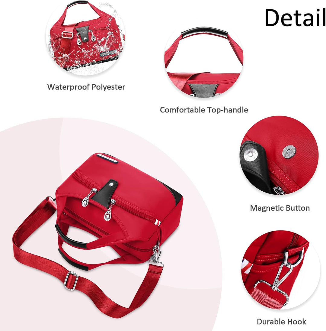 DORRISO Damen Umhängetasche Handtasche Mode Schultertasche Casual Umhängetaschen Reise Arbeit Lässig