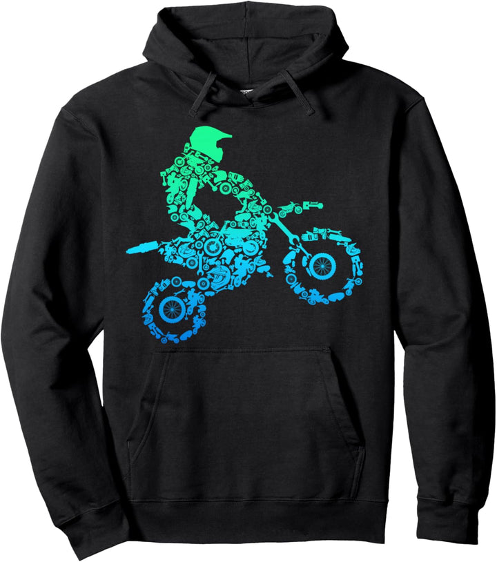 Motocross Enduro Supermoto Bike Dirt Biker Geschenk Pullover Hoodie