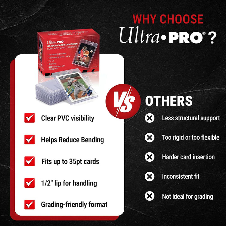 Ultra Pro UP - Semi Rigid 1/2" Lip Tall Sleeves (200)
