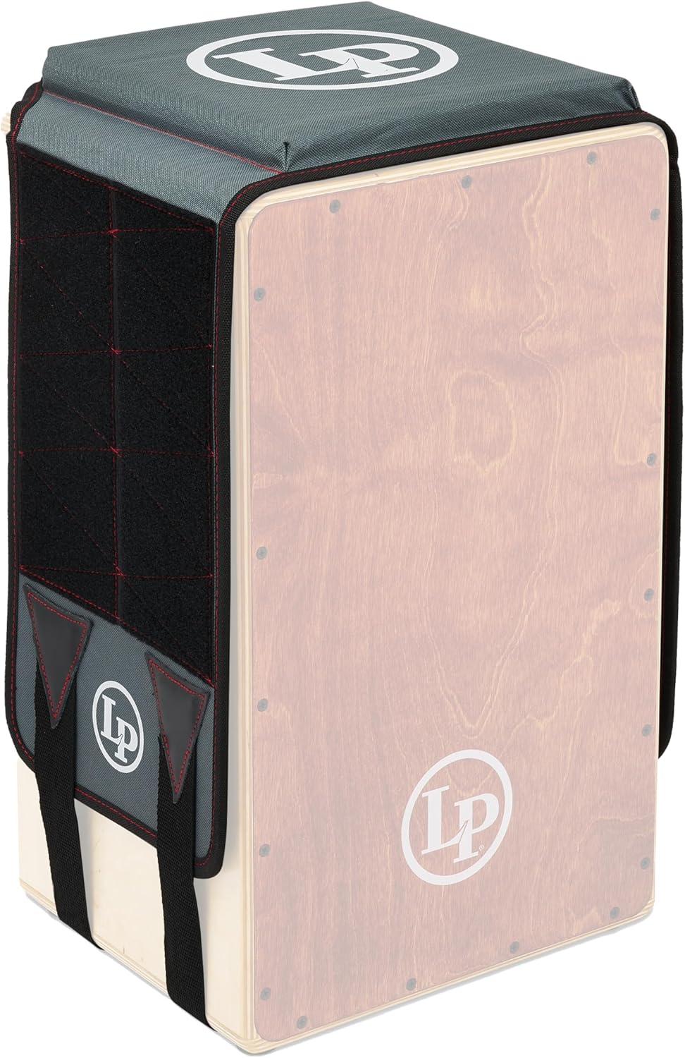 LP Latin Percussion Cajón Saddle LP-CJS Sattel, gepolsterte Sitzfläche und Seitentaschen