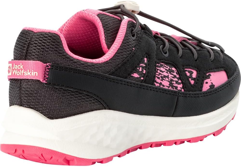 Jack Wolfskin Villi Sneaker Low K Unisex Kinder Walking-Schuh 36 EU Phantom, 36 EU Phantom