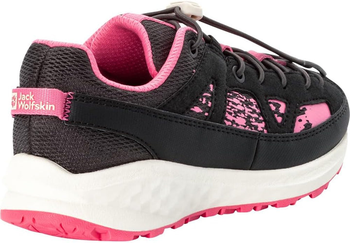 Jack Wolfskin Villi Sneaker Low K Unisex Kinder Walking-Schuh 36 EU Phantom, 36 EU Phantom