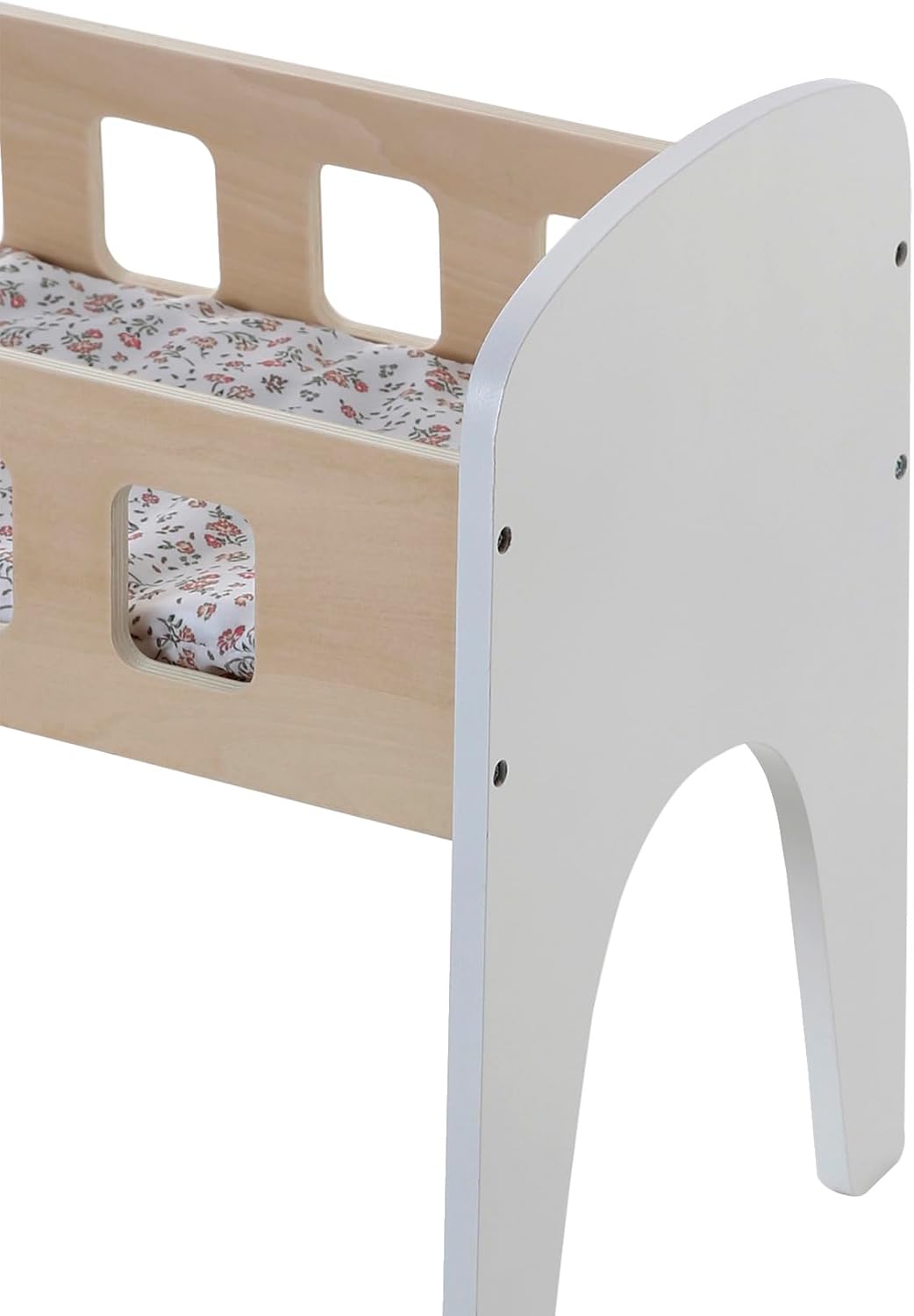 VERTBAUDET Puppenbett aus FSC-Holz, Weiss, TU Weiss Sie, Weiss Sie