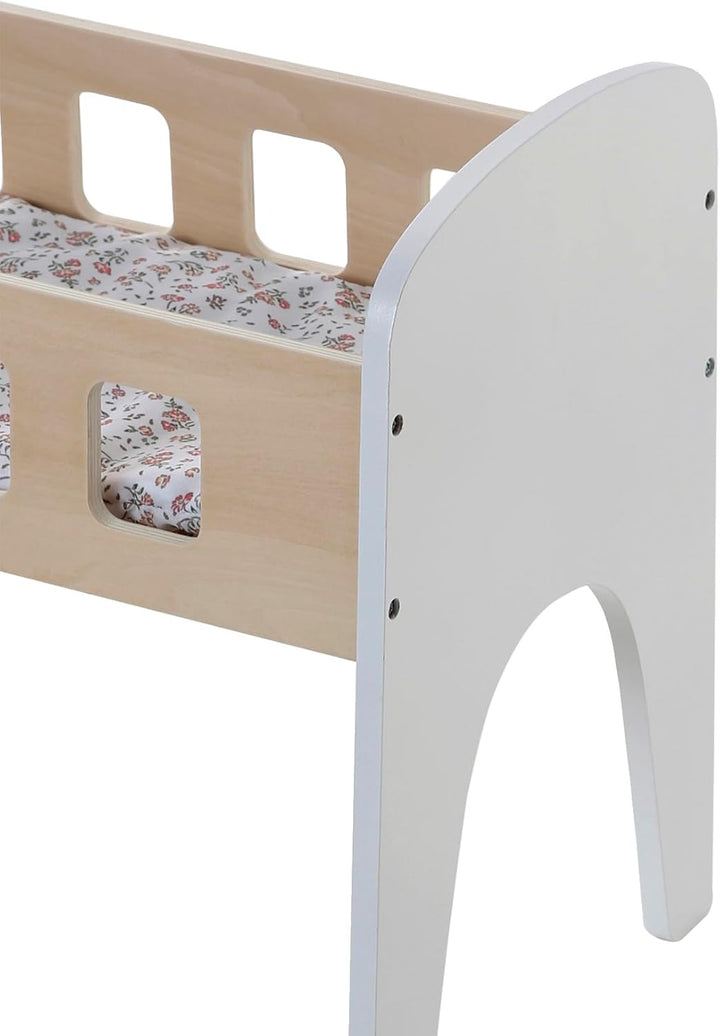 VERTBAUDET Puppenbett aus FSC-Holz, Weiss, TU Weiss Sie, Weiss Sie