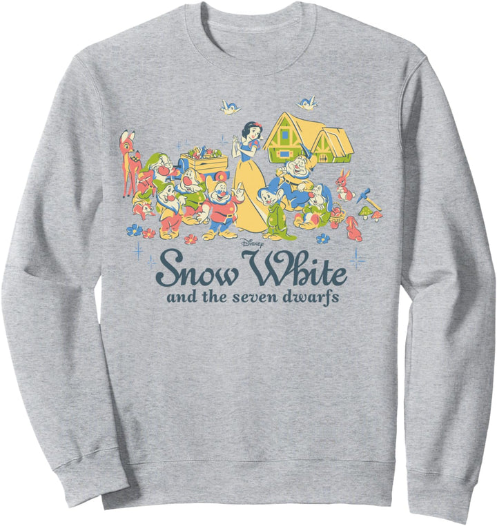 Disney Snow White And The Seven Dwarfs Classic Group Shot Sweatshirt