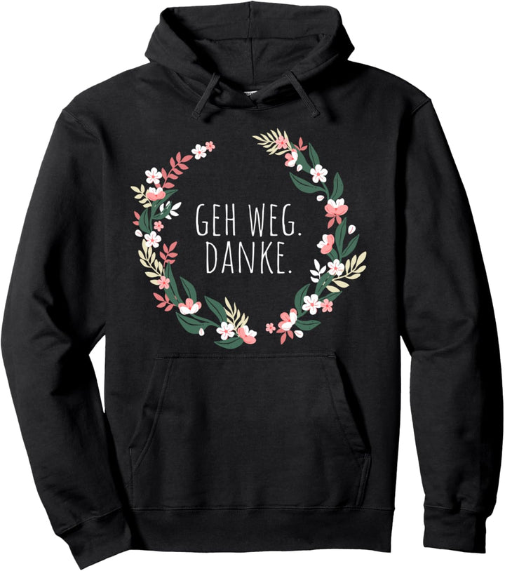 Geh Weg Danke Du Unnötiger Sozialkontakt Halte Abstand Pullover Hoodie