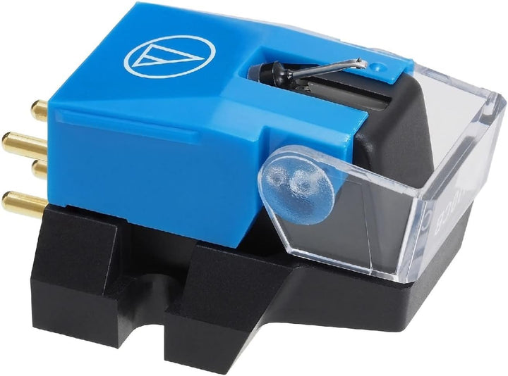 Audio-Technica VM510CB Dual-Moving-Magnet-Stereotonabnehmer mit konischer Nadel Blau Bewegliche Magn
