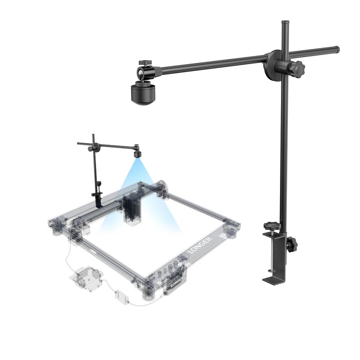 Longer LightBurn Kamera-Kit für Lasergravierer – 5MP Zeitraffer-Kamera mit präziser Positionierung,
