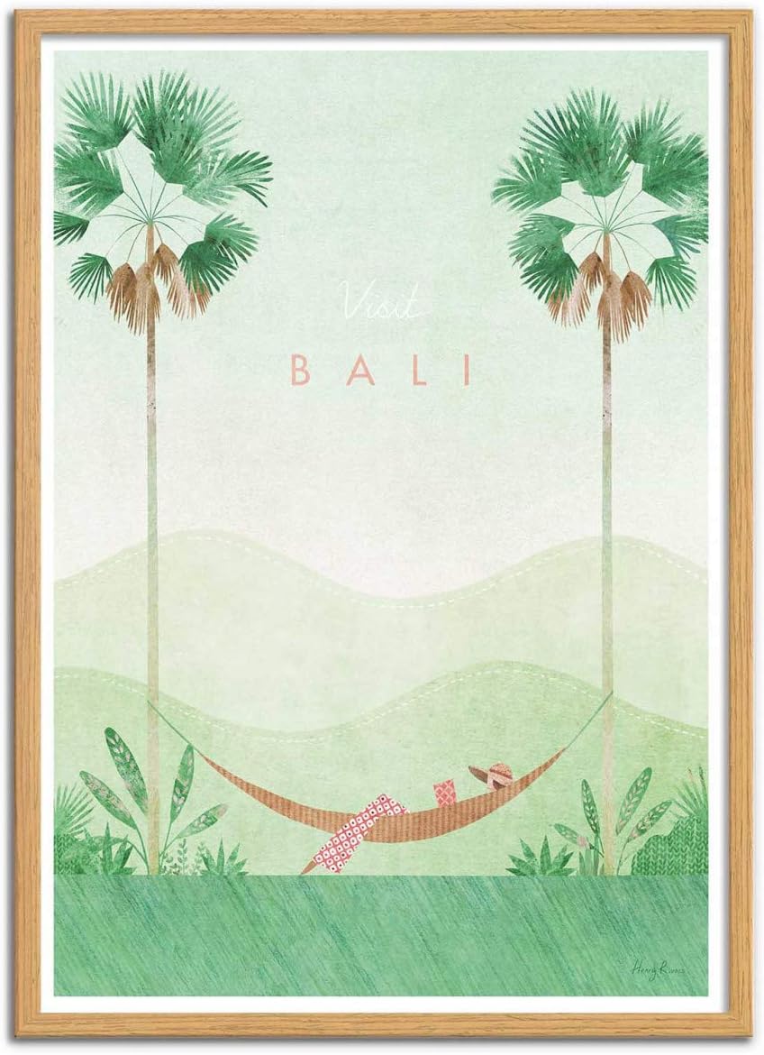 Wall Editions Art-Poster - Visit Bali - Henry Rivers