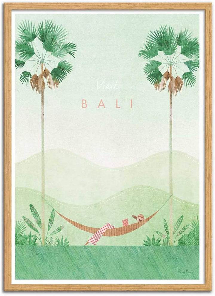 Wall Editions Art-Poster - Visit Bali - Henry Rivers