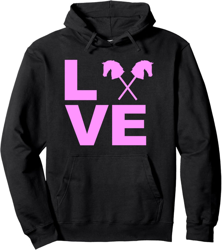 Steckenpferd Geschenke Hobby Horse Dressur reiten Pferd Pullover Hoodie