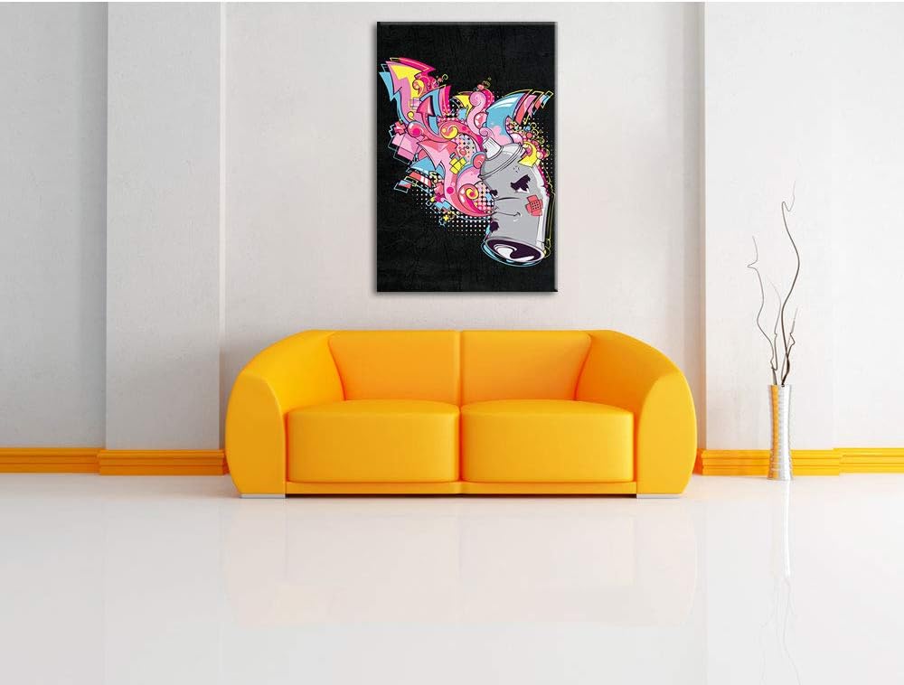 Dark Imaginarium black Leinwandbild Bild auf Leinwand, XXL riesige Bilder fertig gerahmt mit Keilrah