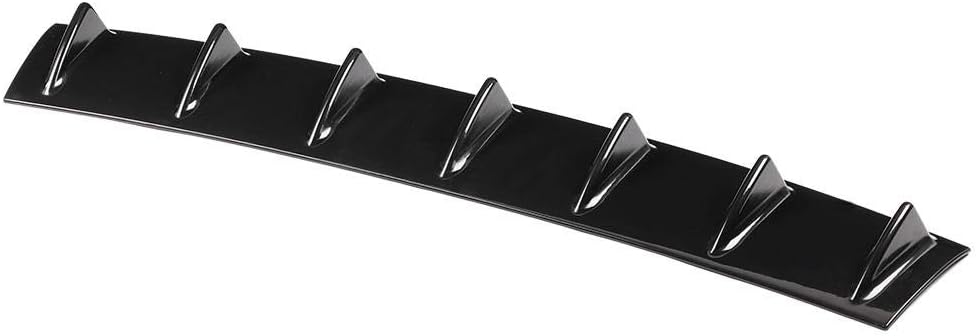 EVGATSAUTO Heckstossstangen Spoiler, Universal Auto Heckstossstange Chassis Shark Fin Spoiler Wing L