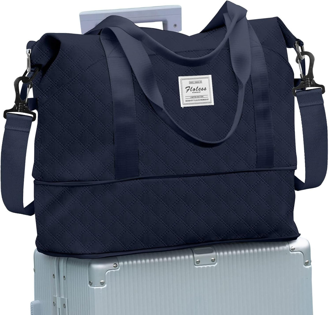 Reisetasche Damen Sporttasche 40x20x25 Ryanair Handgepäck Tasche Weekender Bag Schwimmtasche Wasserd