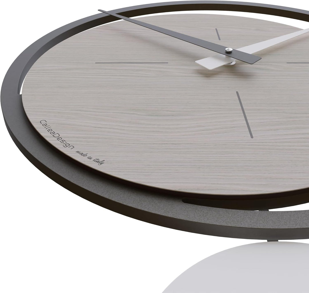 CalleaDesign - Eclipse Pendeluhr, Eiche Breeze, Eiche Breeze