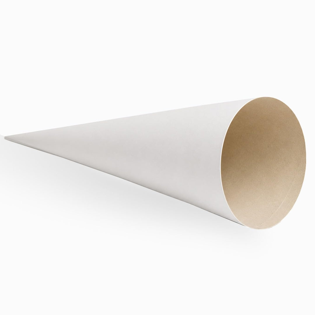 Ferocity Schultüte Papprohling 70 cm gross zur Füllung für Mädchen Jungen zum Basteln Kegel Form Tüt