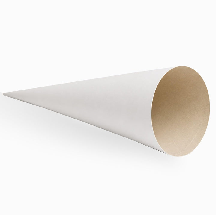 Ferocity Schultüte Papprohling 70 cm gross zur Füllung für Mädchen Jungen zum Basteln Kegel Form Tüt