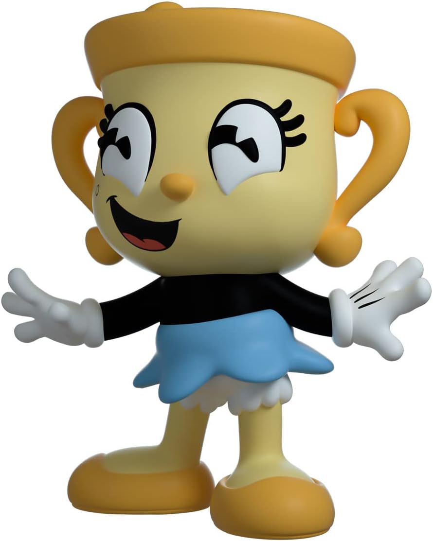Youtooz Cuphead Ms. Kelch Figur, 11,4 cm Cuphead Youtooz Figur – Vinyl-Figur von Ms Kelch aus Youtoo