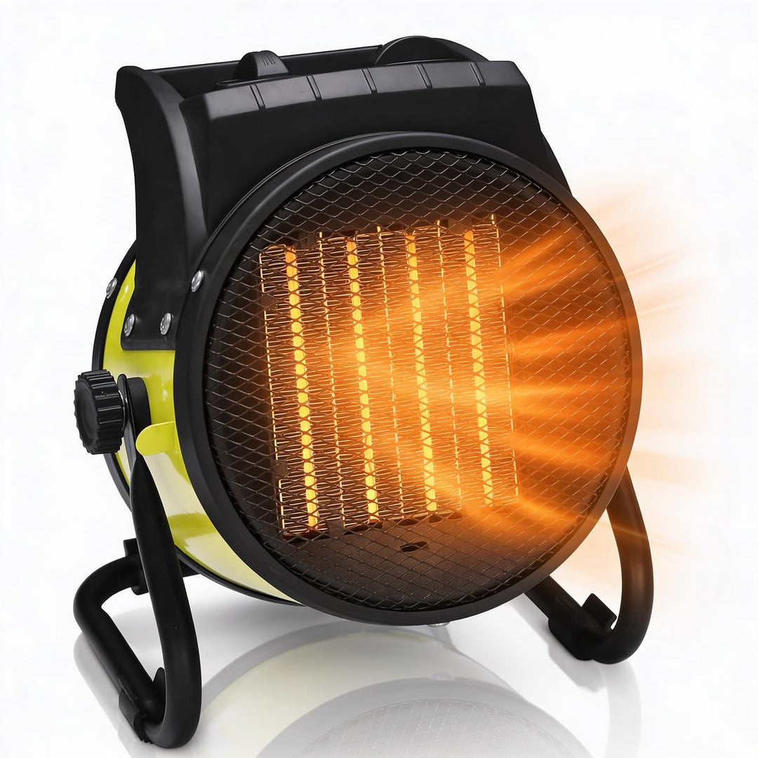 Tronitechnik® 2000 Watt Elektroheizer Heizlüfter Bauheizer Keramik Heizstrahler elektrisch Heizgerät