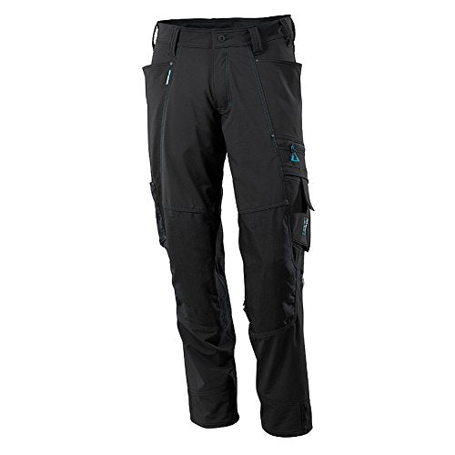 Mascot Herren 17179-311-09-76c52 Mascot Hose mit Knietaschen Stretchstoff Hose Gr e 76C52 schwarz, 5