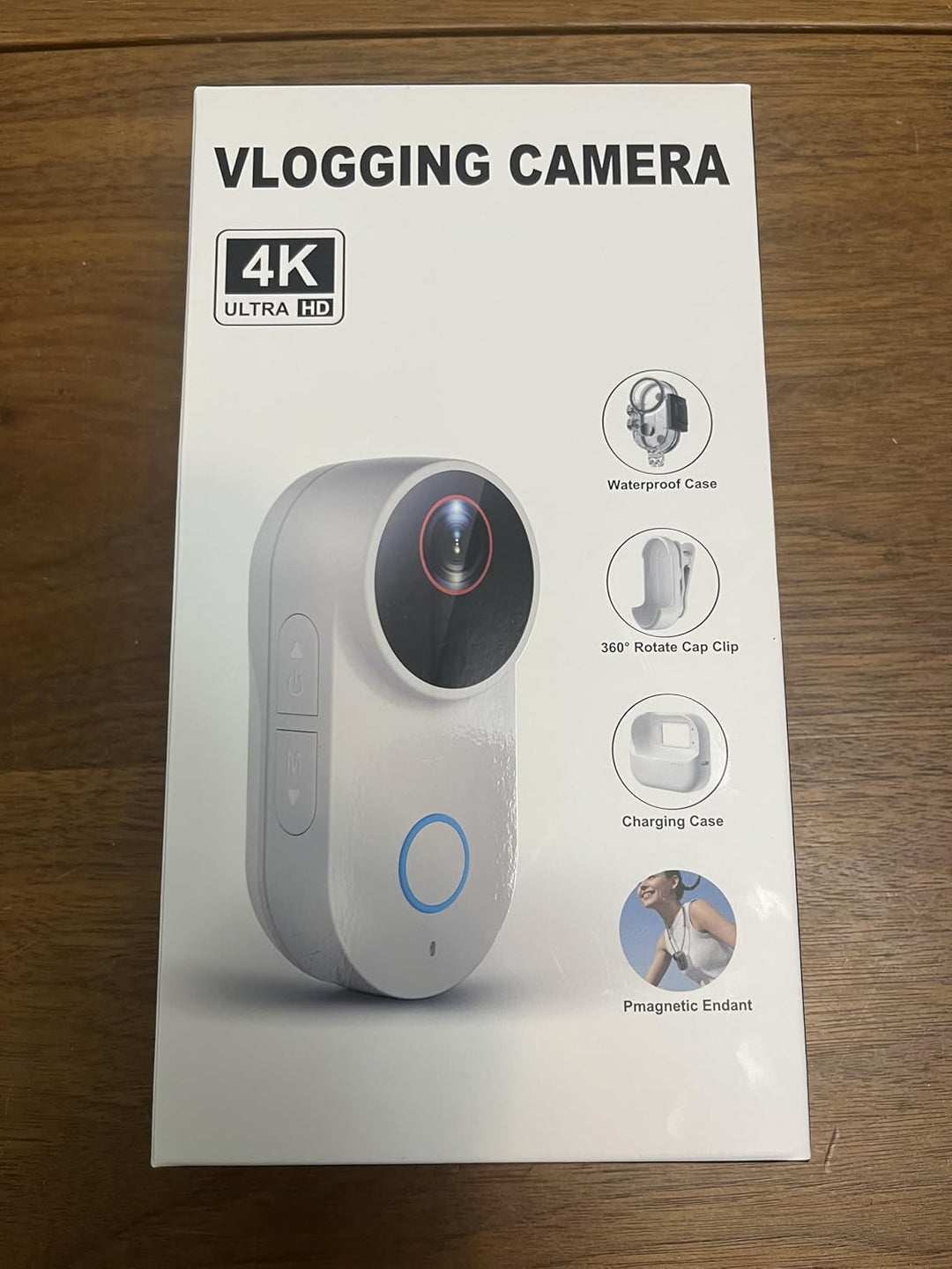 T71M Action Cam 4K, Mini POV- & Helmkamera Mit 6-Achsen-EIS, 154° Weitwinkel, 64 GB MicroSD, Ladecas