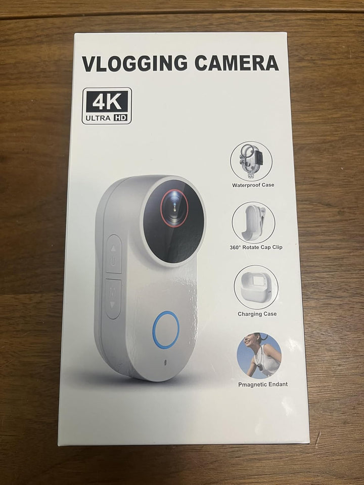 T71M Action Cam 4K, Mini POV- & Helmkamera Mit 6-Achsen-EIS, 154° Weitwinkel, 64 GB MicroSD, Ladecas