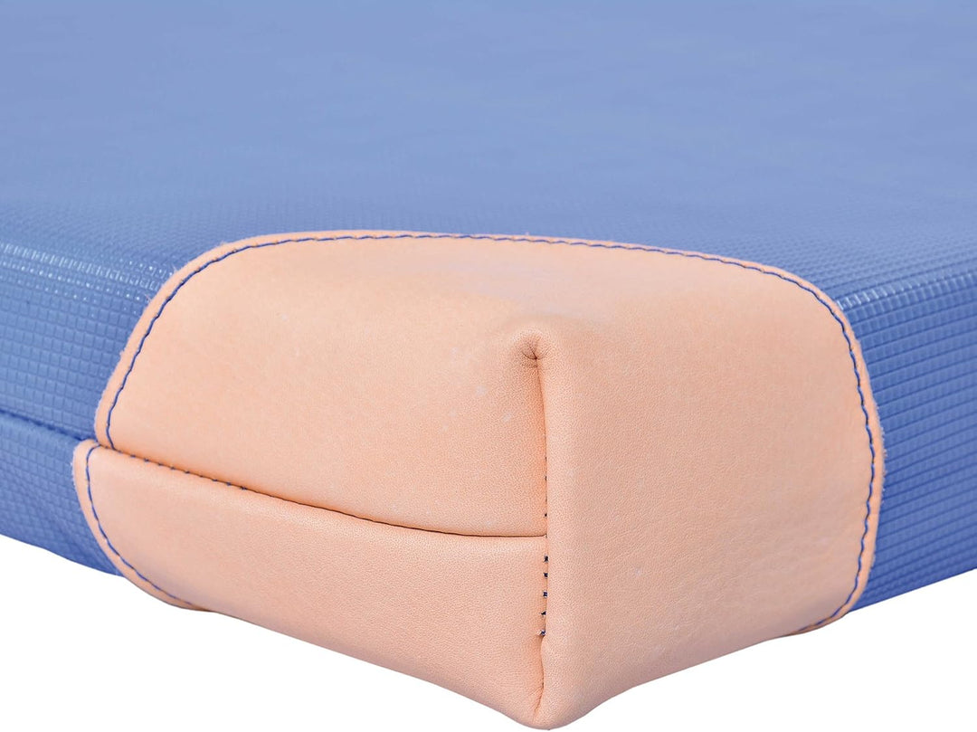 Grevinga® Leichtturnmatte (VB80) 150 x 100 x 6 cm mit Lederecken