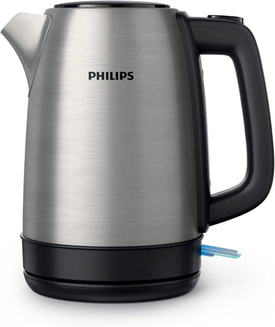 Philips HD9350/90 Wasserkocher (2200 Watt, 1.7 Liter, Edelstahl) [Energieklasse A+++] + HD2637/90 To