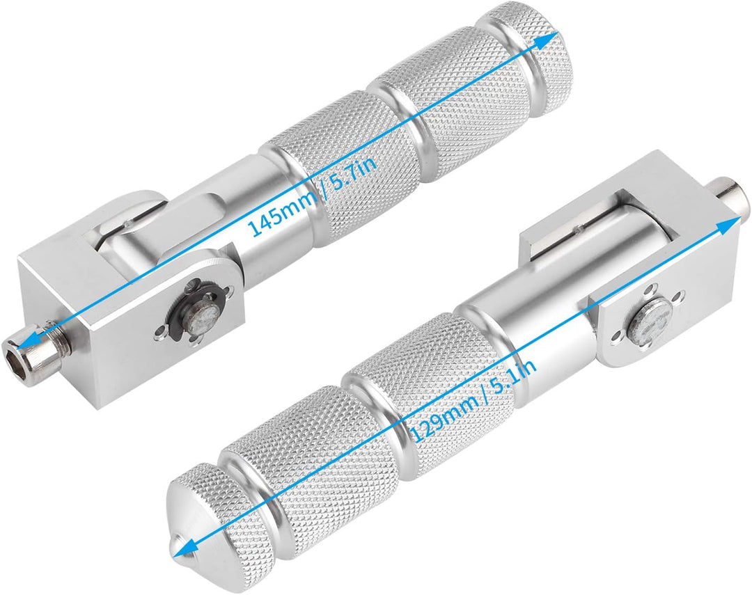 Fussrasten Adapter Universal - Fussrasten Hinten Fussrasten 2 Stk Aluminiumpedale Universal Motorrad