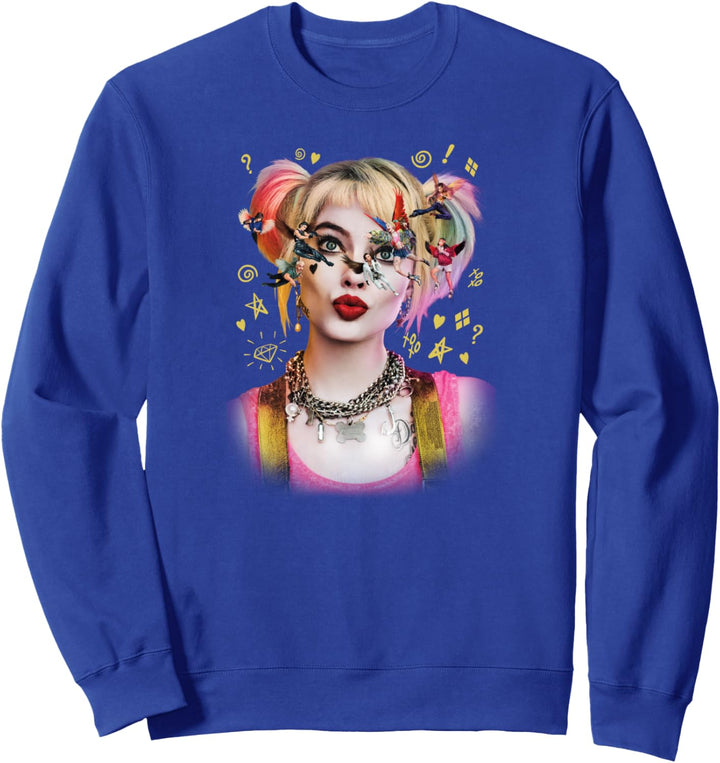 Birds of Prey Harley Quinn Seeing Birds Sweatshirt